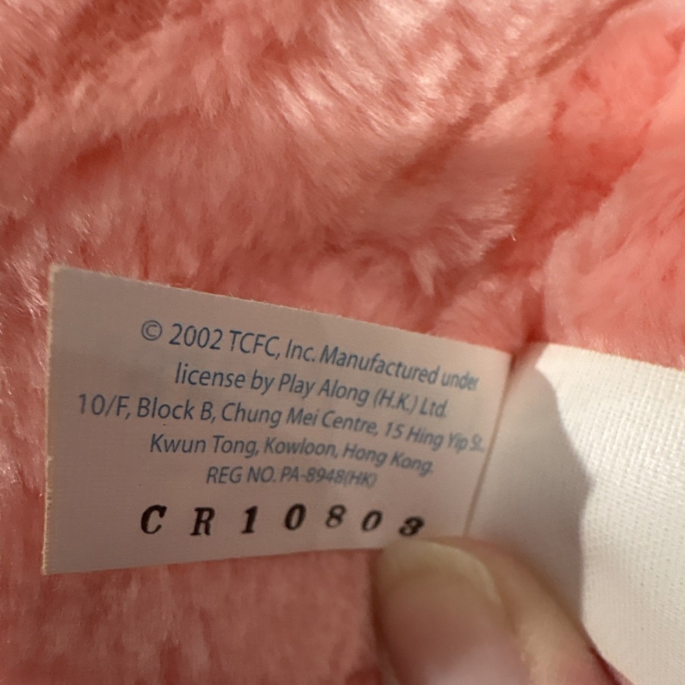 Care Bears Cheer Bear Plush Stuffed Animal Pink Surface Washable CR10803 2002 - Picture 6 of 6